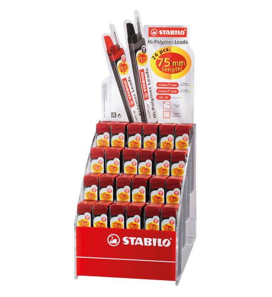 Minas para Portaminas, HB, 0.7 mm, 120 Tubos x 24 pzas. Exh x 120